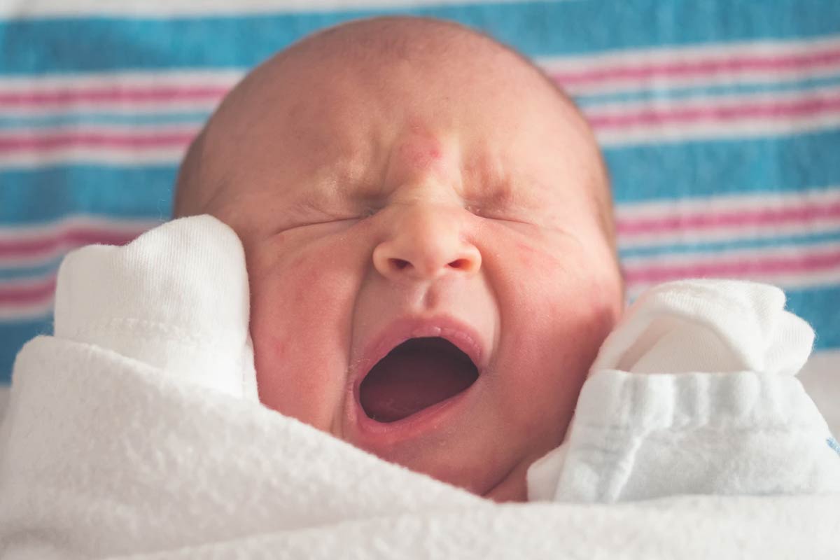 baby coughing