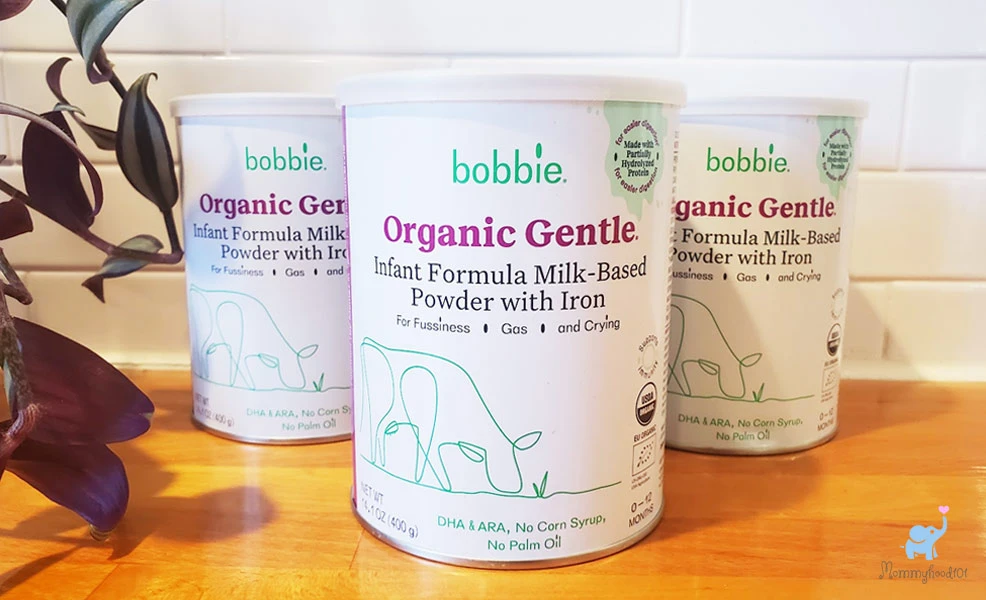 assorted bobbie gentle formulas
