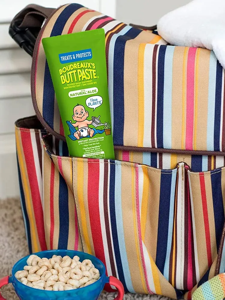 tube of boudreauxs butt paste natural diaper rash ointment