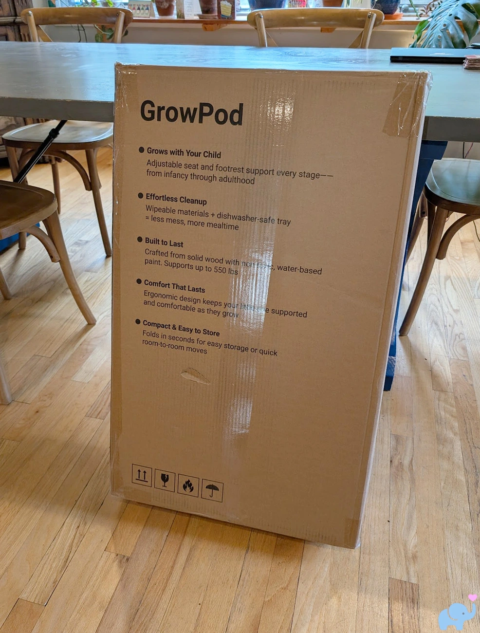 Mamazing GrowPod box before unboxing