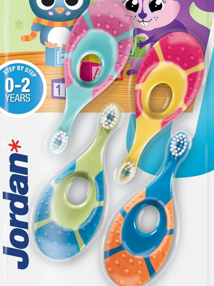 Jordan Step 1 Baby Toothbrush in assorted colors