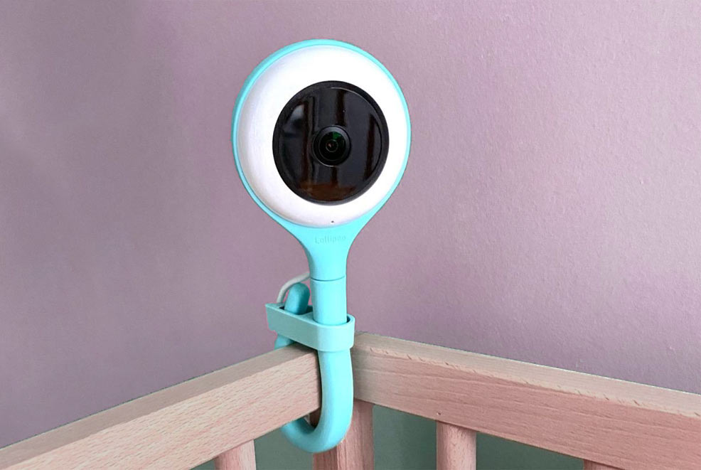 crib mounting the lollipop baby monitor