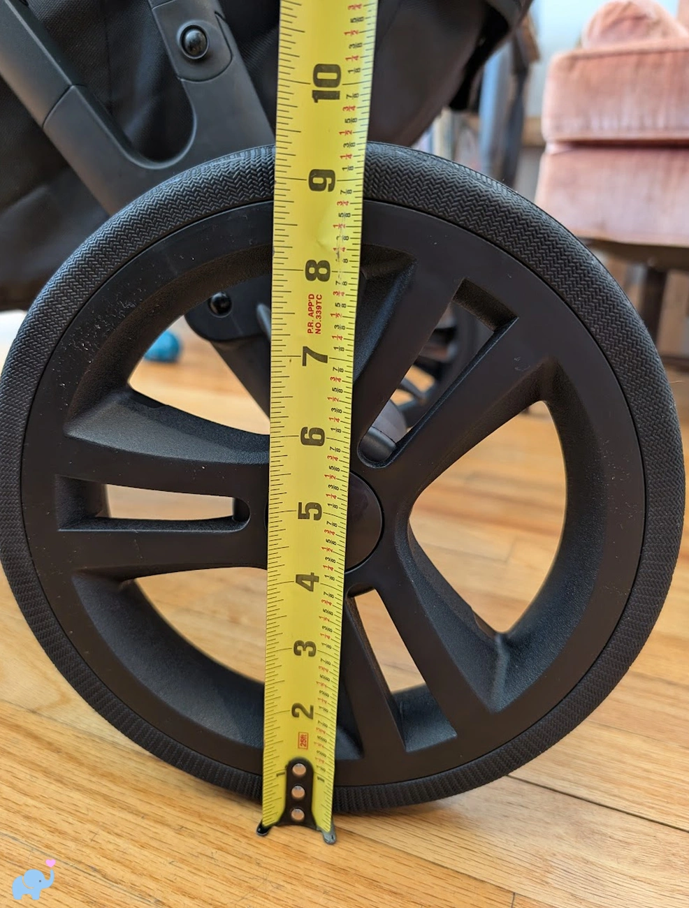 mockingbird 3.0 stroller wheel diameter