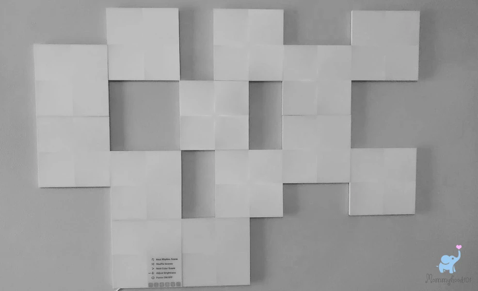 nanoleaf canvas panel layout