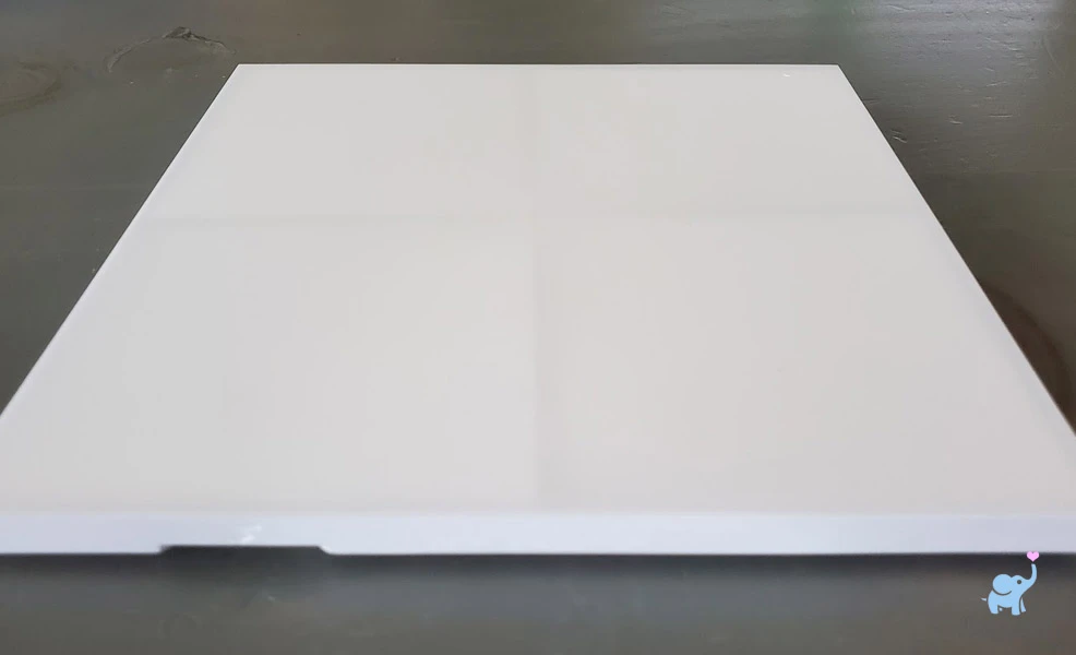 front of a light panel of the nanoleaf canvas