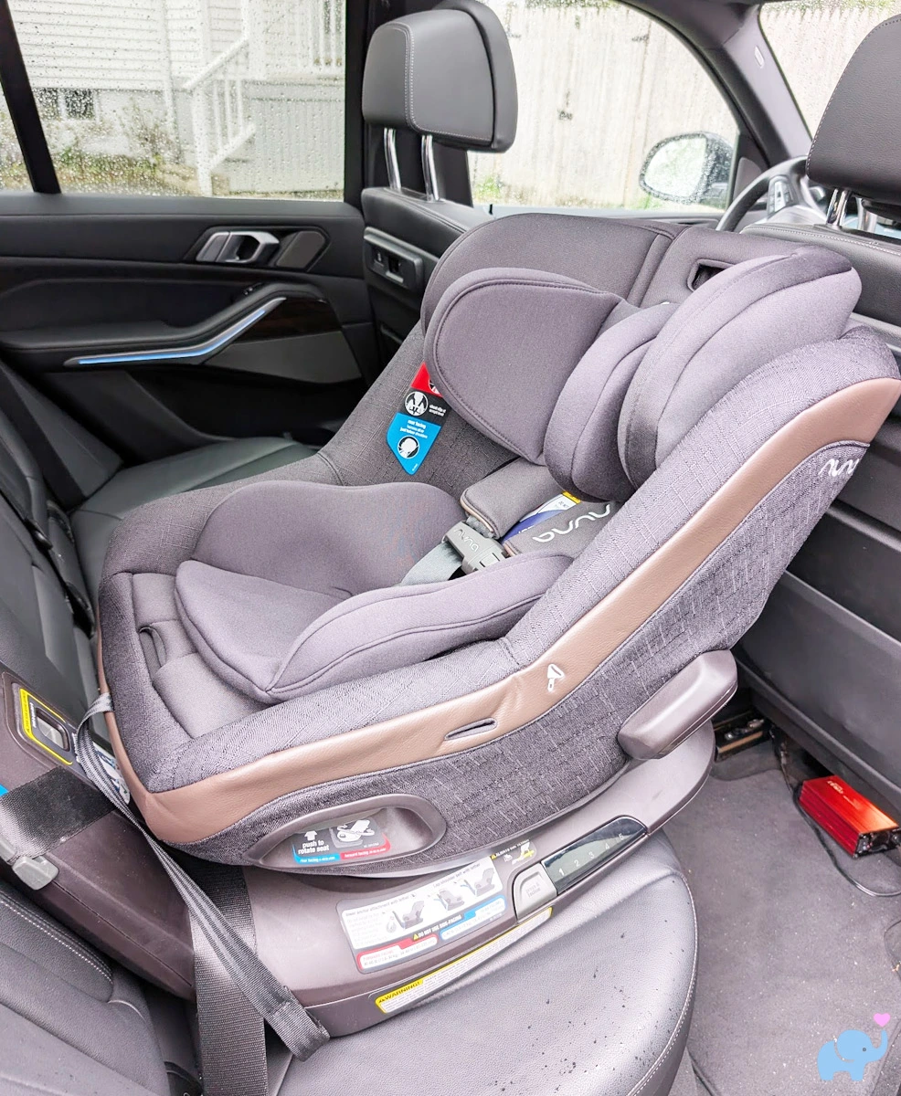 nuna revv maxx installed rear-facing in BMW X5