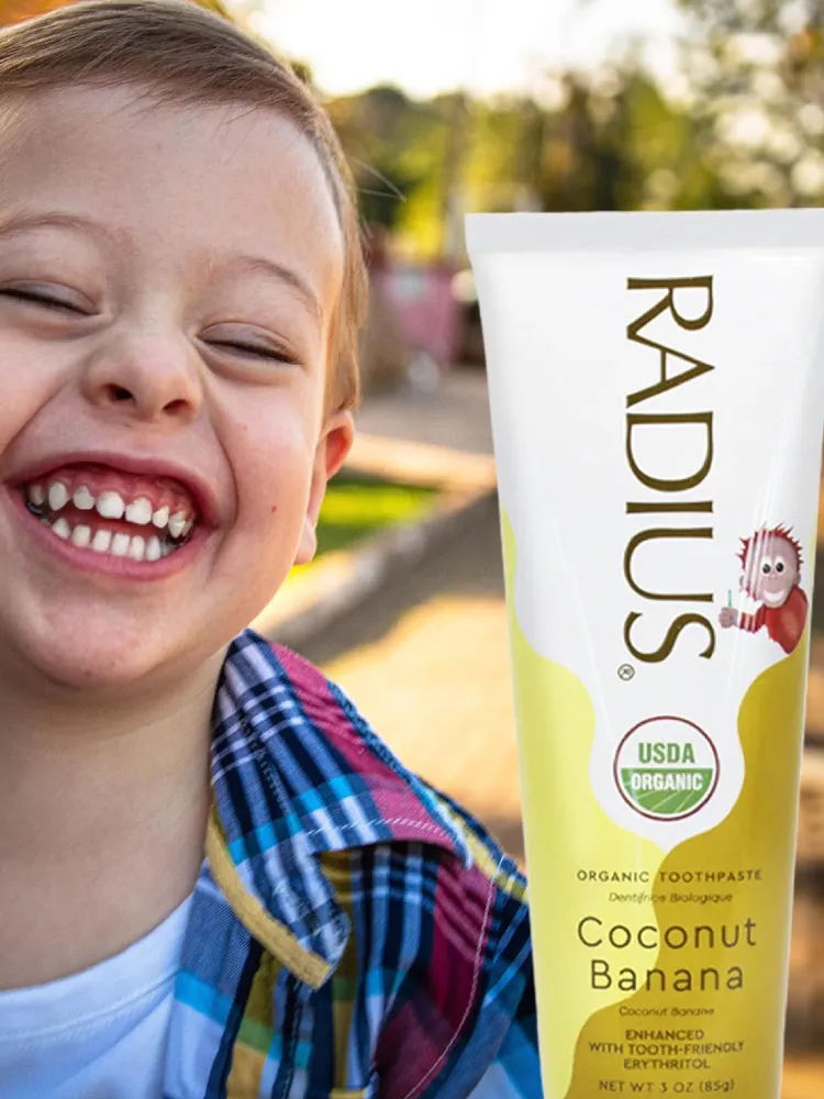 Radius Organic Banana Coconut Baby Toothpaste