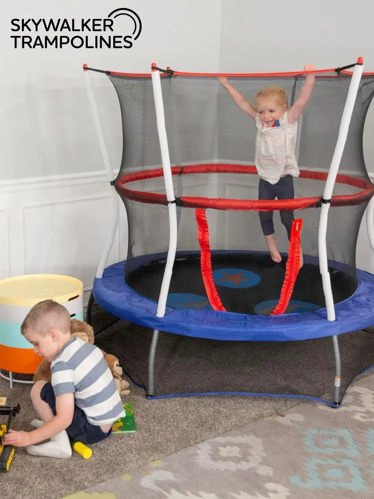 Skywalker Adventure 60-inch trampoline with safety net enclosure