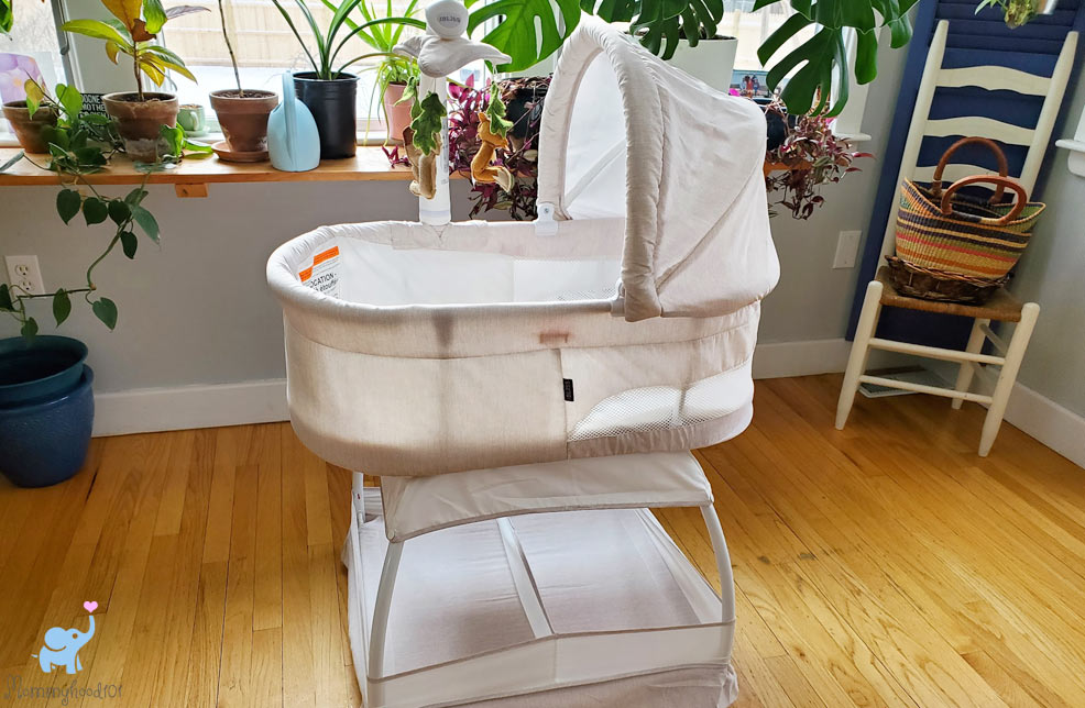 assembling the sweetli calm bassinet