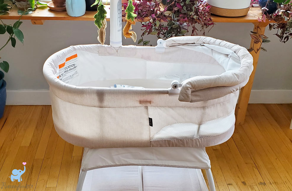 sweetli calm bassinet storage baskets