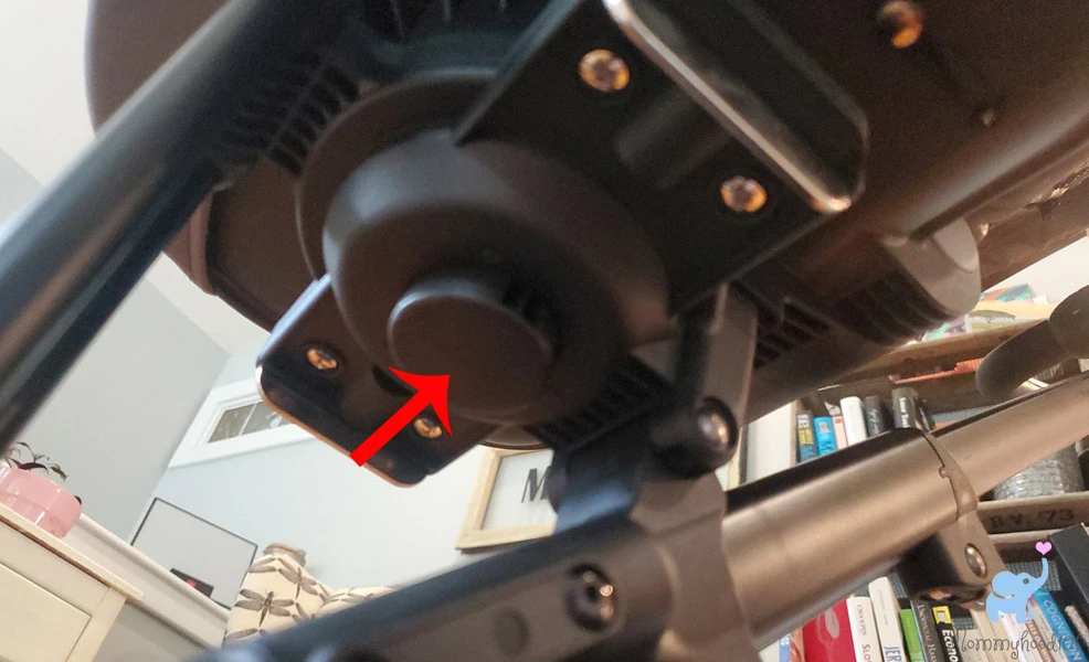 unilove on the go stroller seat rotation button